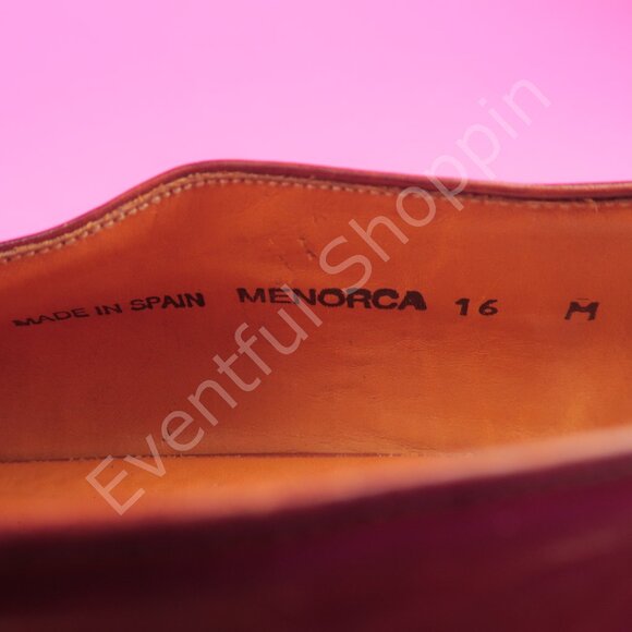 Mezlan Shoes Mens 16 M Brown Woven Fisherman Perforated Driving Dress Loafers - Picture 16 of 16